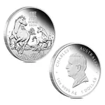 2026 3 oz Silver Lunar Horse 3-Coin Set Perth Mint