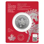 2026 Canada 1 oz Treasured Silver Maple Leaf Horse Privy Coin (in Assay)