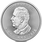 2026 Canada 1 oz Treasured Silver Maple Leaf Wolf Privy Coin (in Assay)