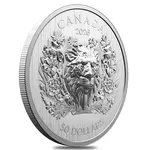 2026 Canada 68 Gram Heraldic Lion Silver Coin .9999 Fine