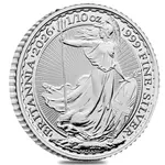 Default 2026 Great Britain 1/10 oz Silver Britannia Coin BU