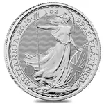 Default 2026 Great Britain 1 oz Platinum Britannia Coin BU