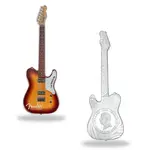 2026 PAMP 1 oz Silver Fender® Telecaster® Guitar Coin Mystery Box