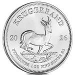Default 2026 South Africa 1 oz Silver Krugerrand Coin BU