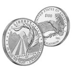2026-W 1 oz Proof Platinum American Eagle Declaration of Independence (w/Box & COA)