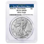Default 2026 (W) 1 oz Silver American Eagle PCGS MS 69 FS West Point