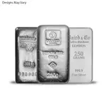 Default 250 gram Generic Silver Bar .999 Fine