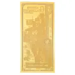 5 Arizona Goldback 1/200 oz 24K Gold Foil Aurum Note