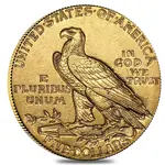 $5 Gold Half Eagle Indian Head - Brilliant Uncirculated (Random Year)