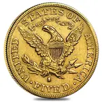 $5 Gold Half Eagle Liberty Head - Very Fine VF (Random Year)