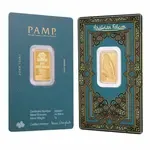 Default 5 Gram PAMP Suisse Arabian Falcon Gold Bar .9999 Fine (w/ Frame)