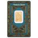 5 Gram PAMP Suisse Arabian Falcon Gold Bar .9999 Fine (w/ Frame)