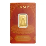 5 Gram PAMP Suisse Buddha Gold Bar .9999 Fine (in Assay)