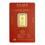 5 Gram PAMP Suisse Buddha Gold Bar .9999 Fine (in Assay)