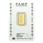 5 Gram PAMP Suisse Christian Cross Gold Bar (in Assay)