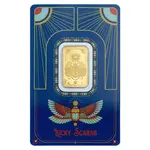 5 Gram PAMP Suisse Lucky Scarab Gold Bar .9999 Fine (in Assay)