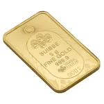 5 Gram PAMP Suisse Lucky Scarab Gold Bar .9999 Fine (in Assay)