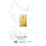 5 gram PAMP Suisse Rosa Gold Bar .9999 Fine (In Assay)