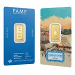 Default 5 Gram PAMP Suisse Star of David Gold Bar .9999 Fine (in Assay)