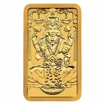 5 Gram Perth Mint Diwali Lakshmi Gold Bar .9999 Fine (in Assay)