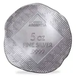 5 oz Argentia Herakles High Relief Silver Round .9999 Fine (Alexander the Great Style)