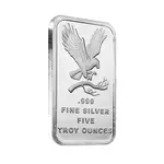 Default 5 oz Eagle Silver Bar .999 Silver