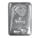 5 oz Johnson Matthey (JM) Silver Bar .999+ Fine (Poured)