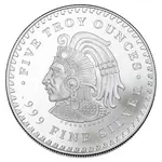 5 oz Silver Generic Rounds .999 Fine