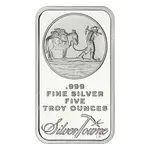 Default 5 oz SilverTowne Prospector Silver Bar .999 Silver