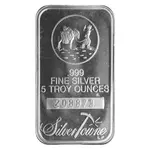 5 oz SilverTowne Prospector Silver Bar .999 Silver