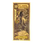 Default 50 Arizona Goldback 1/20 oz 24K Gold Foil Aurum Note