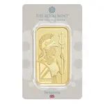 50 gram Britannia Gold Bar .9999 Fine (In Assay)