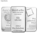 Default 50 Gram Generic Palladium Bar .999+ Fine (Secondary Market)