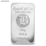 50 Gram Generic Palladium Bar .999+ Fine (Secondary Market)
