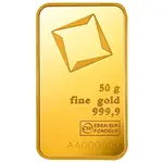 50 gram Gold Bar Valcambi Suisse .9999 Fine (In Assay)