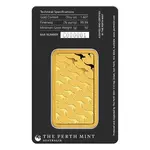50 gram Perth Mint Gold Bar .9999 Fine (In Assay)