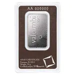 50 gram Platinum Bar - Valcambi Suisse .9995 Fine (In Assay)