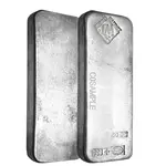 Default 50 oz Johnson Matthey (JM) Silver Vintage Bar .999 Fine
