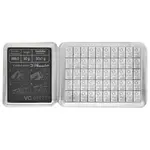 50 x 1 gram Platinum Valcambi CombiBar .9995 Fine (In Assay)