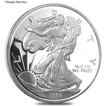 8 oz Silver Generic Rounds .999 Fine