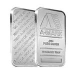 Default A-Mark 10 oz Silver Bar .999 Fine