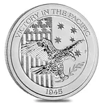 Default Australia 1/2 oz Silver Victory in the Pacific Coin Perth Mint .999 Fine BU (Random Year)