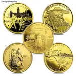 Canadian Canada 1/4 oz BU/Proof Gold $100 Commemorative Coin (Random Design)