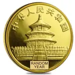 Chinese 1/20 oz Gold Panda Proof/Unc (Random Year, Not Sealed)