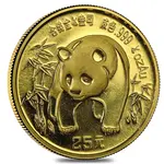 Chinese Chinese 1/4 oz Gold Panda Proof/Unc (Random Year, Not Sealed)