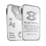 Default Elemetal Mint 1 oz Silver Bar .999 Fine