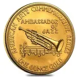 Gold at Spot - U.S. Mint 1 oz Gold Commemorative Arts Medal (Random Year)