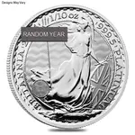 Great Britain 1/10 oz Platinum Britannia Coin .9995 Fine BU (Random Year)