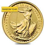 Great Britain 1/4 oz Britannia Gold Coin BU/Proof (Random Year)