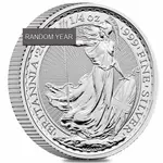 Great Britain 1/4 oz Silver Britannia BU (Random Year)